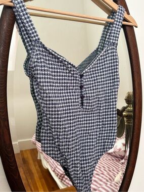 Ysè Gingham Bodysuit